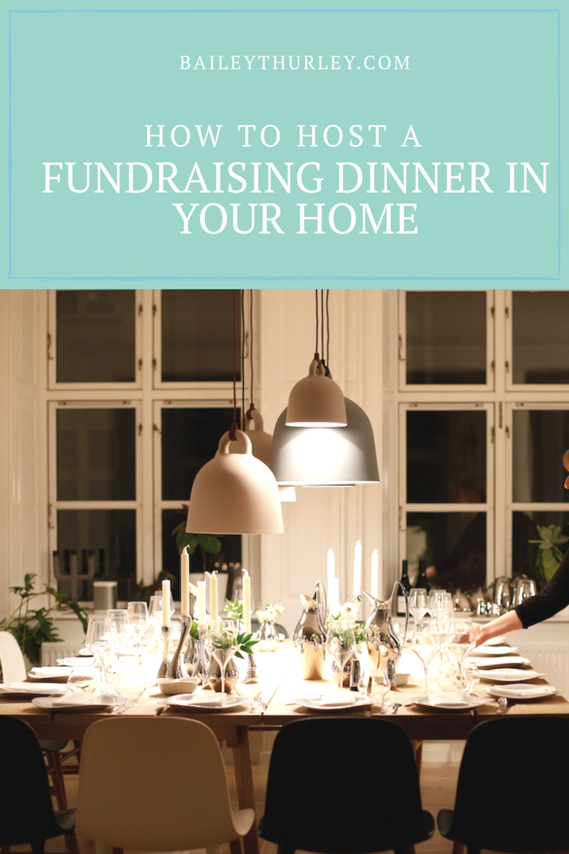 How to Host a Fundraising Dinner in Your Home