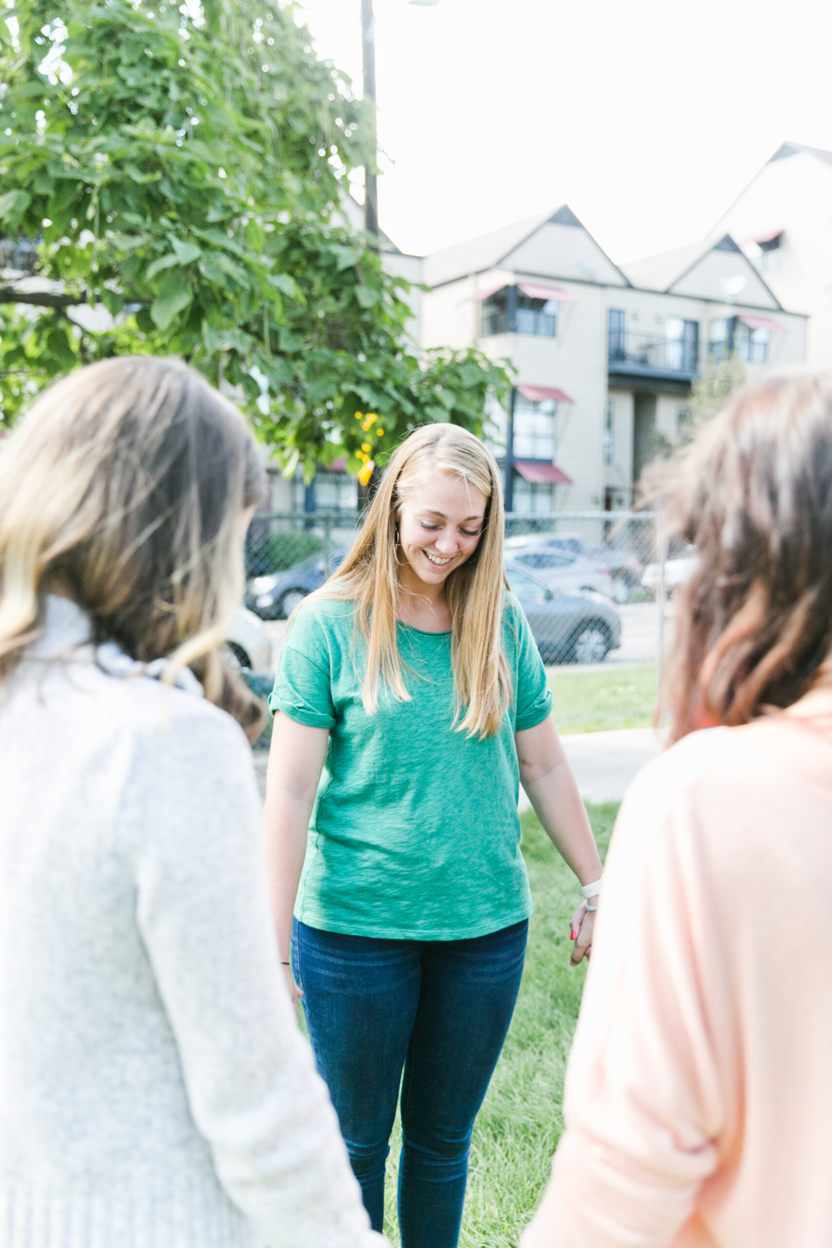 self care, collective care, friends, prayer, circle, outdoors